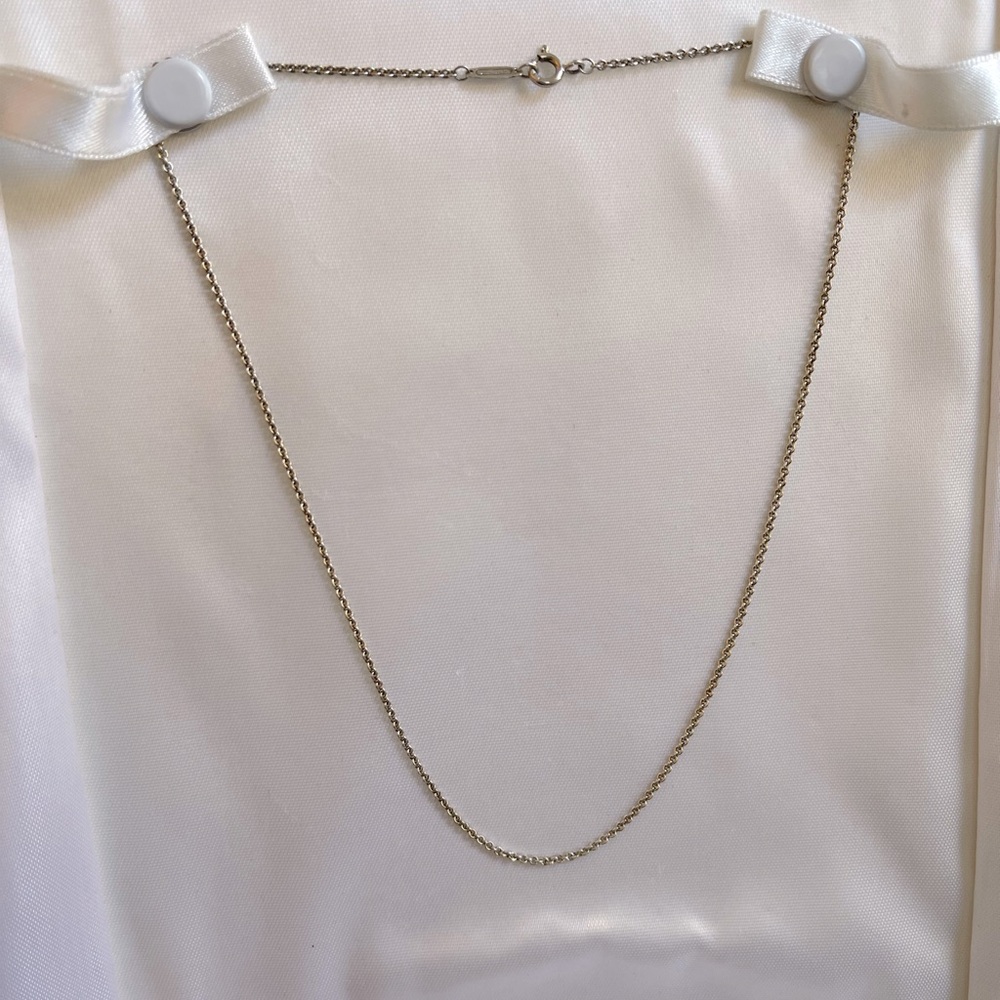 Tiffany & Co. 16” Sterling silver chain